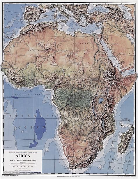 Mapa De África Para Imprimir Político Físico Mudo Continente