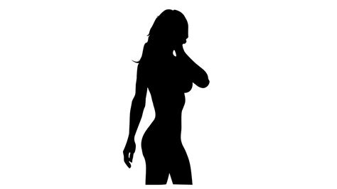 How To Draw A Sexy Silhouette In Illustrator Youtube Clipart Best