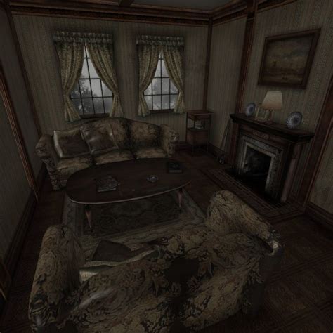 Silent Hill 2 Fireplace Room By Shprops4xnalara On Deviantart