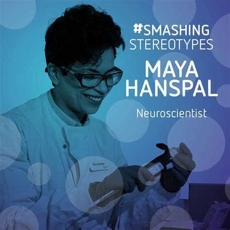 Smashing Stereotypes Maya Hanspal British Science Week