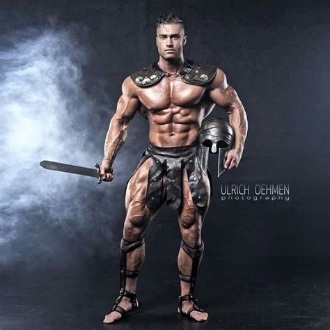 Chris Bumstead Warrior Muscular Men Men In Uniform