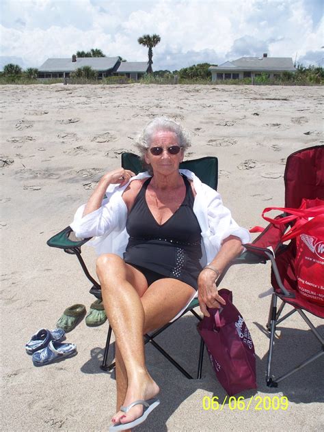 Granny At The Beach Wahwah Flickr