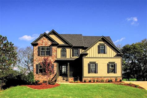 4 Bed House Plan With Stone And Wood Exterior 710285btz