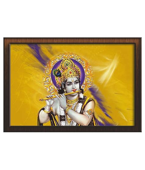 Kabira Paintings Krishna Digital Painting Size 19x13 Inch Paper