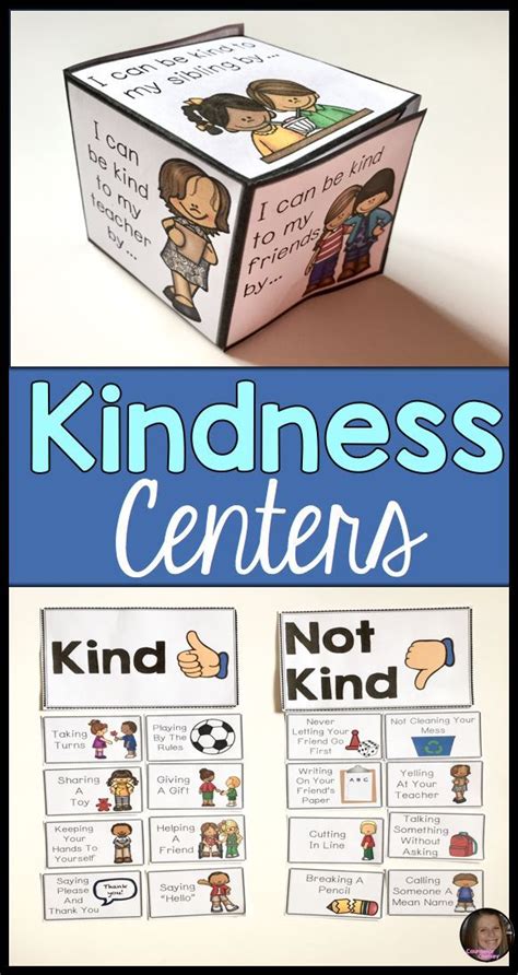 These Kindness Centers Include 6 Activities To Use With Your Early