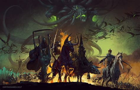 Four Horsemen Of The Apocalypse Hd Wallpaper Background