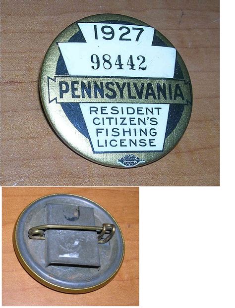 Old Fishing Licenses | Pa Vintage