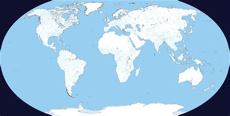 Basic World Map V 20 Rivers Only By Dinospain On Deviantart