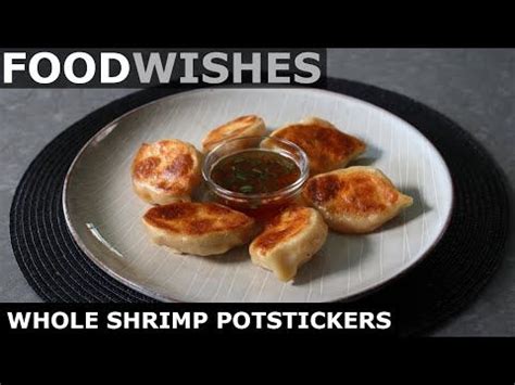 Bake 350 for one hour. Food Wishes Video Recipes: Whole Shrimp Potstickers - Wholly Delicious in 2021 | Food, Food ...