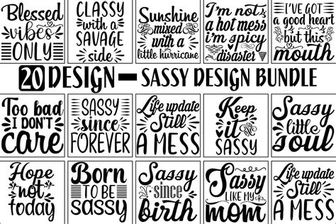 Sassy Design Bundle Bundle · Creative Fabrica