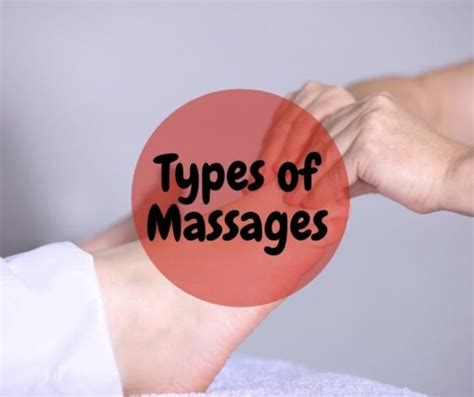 Types Of Massages
