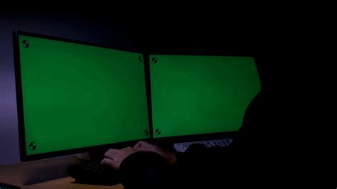 2,400,000+ after effects templates, stock footage & design assets ad. Hacker Using Computer Green Screen With Tracking Marker ...