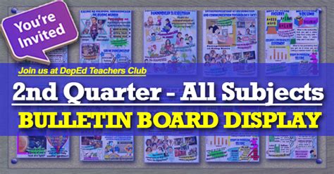 2nd Quarter Bulletin Board Display Deped Teachers Club
