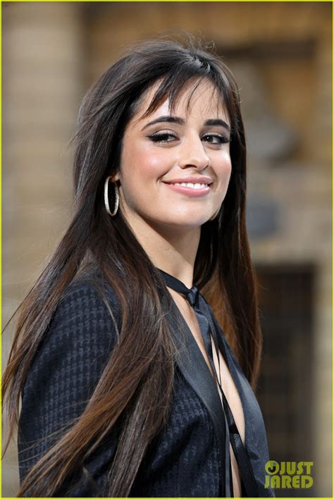 Camila Cabello Goes Topless In Black Suit At L Oreal S Paris Fashion