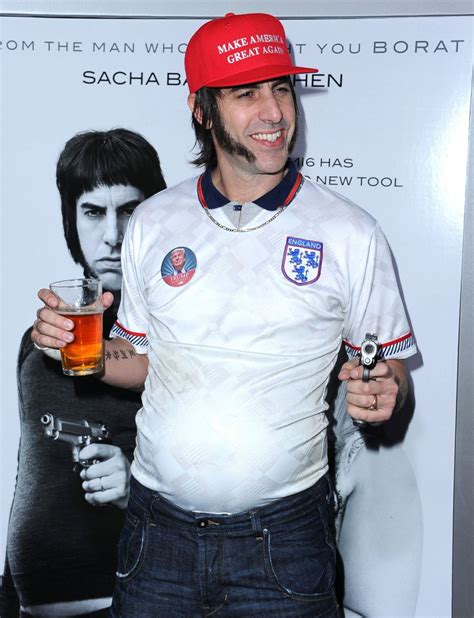 Sacha Baron Cohen Gets Into Character Picture Marchs Top Celebrity