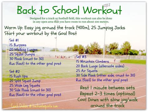 Back To School Workout Full Body Bodyweight Workout Workout At Work