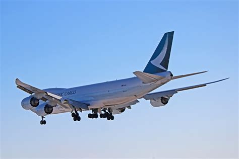 B Ljf Cathay Pacific Cargo Boeing 747 8f In Flight Since 2011