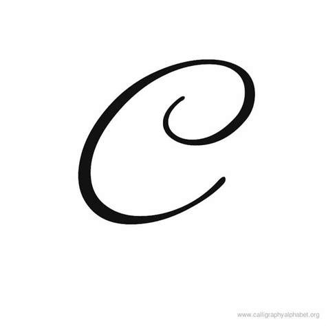 Calligraphy Alphabet C Sample Styles Calligraphy Letters Alphabet C