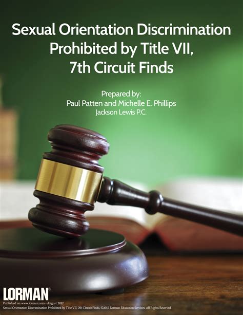 Sexual Orientation Discrimination Prohibited By Title Vii 7th Circuit