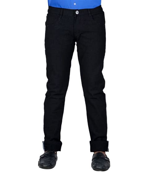 G K Apparels Black Cotton Regular Fit Men Jeans Buy G K Apparels