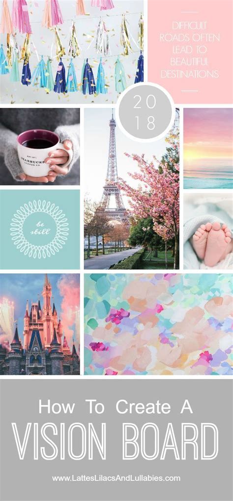How To Make A Vision Board Using Picmonkey Lattes Lilacs