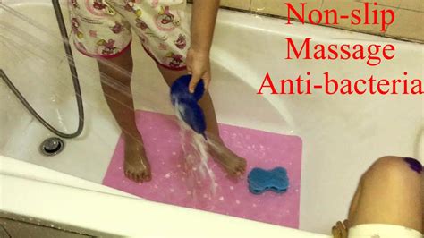 Custom Non Slip Soft Massage Silicone Bath Mat Shower Tub Bathing
