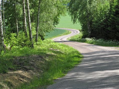 Free Country Road In Summer Stock Photo