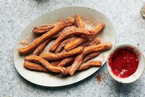 Churros With Strawberry Sauce Recipe