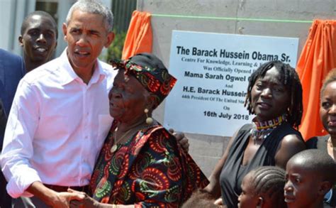 In the passing of mama sarah obama, we have lost a matriarch who lived ahead of her time. Barack Obama was born in the US - Nairobi News - NewsZetu.com