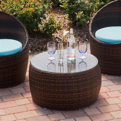 Wicker trunks are thus not only functional. Outback Company Toulon Wicker Ottoman / Coffee Table at ...