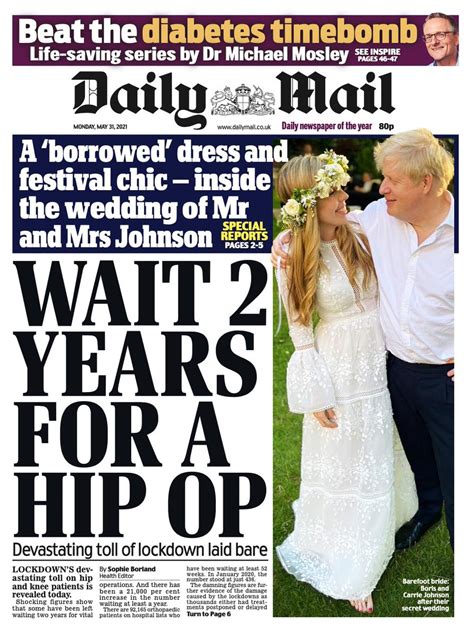 Daily Mail Front Page St Of May Tomorrow S Papers Today