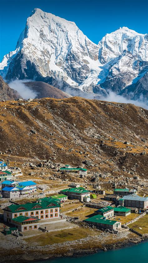Find what to do today, this weekend, or in july. Sherpa village teahouses at Gokyo overlooked by Himalayan ...