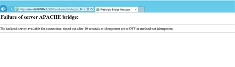Exploits In Hyperion Weblogic Bridge Message Failure Of Server Apache