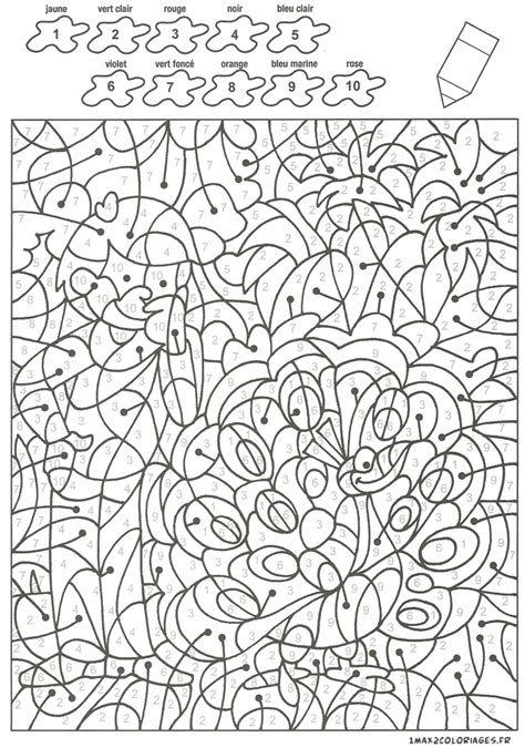 Et évidemment, il est sensible aux cadeaux et aux petites attentions en tout genre. Colorier Avec Les Nombres Avec 10 Couleurs, Jean Regarde ...