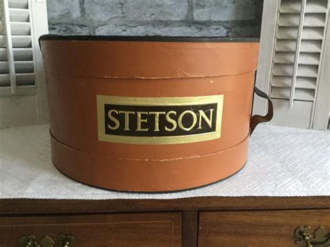 Vintage Stetson Hat Box From 1960s Collectible Etsy