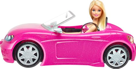 Best Buy Mattel Barbie Doll And Glam Convertible Car Pink Djr55
