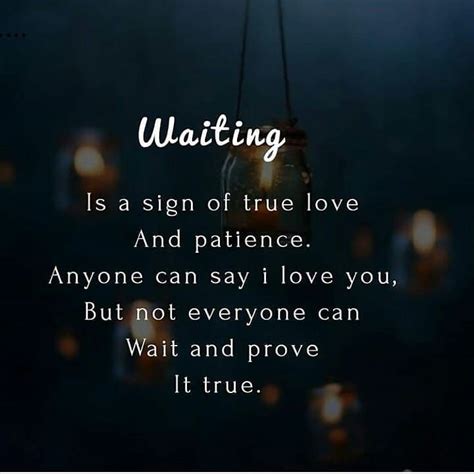 Build more stable and lasting relationships by knowing the signs of true love. Waiting Is A Sign Of True Love And Patience Pictures ...