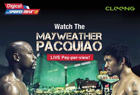 Mayweather Vs Pacquiao As Pay Per View Powered By Cleeng Sportsmax TV