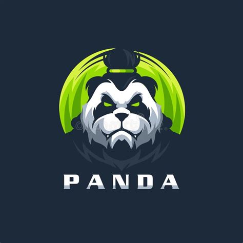 Panda Logo Design Vector Illustration Template Ready To Use Stock
