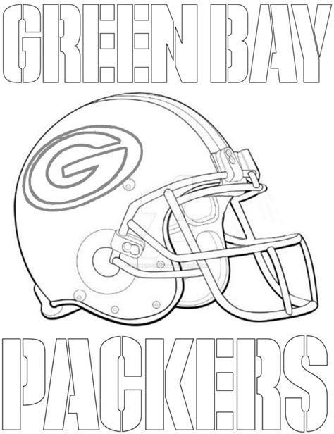 Free Printable Green Bay Packers Coloring Pages