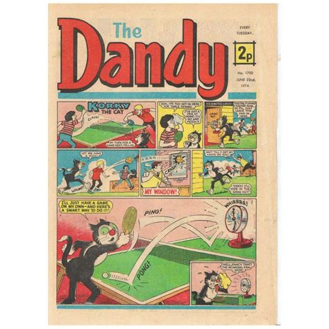 22nd June 1974 Buy Now The Dandy Comic Issue 1700