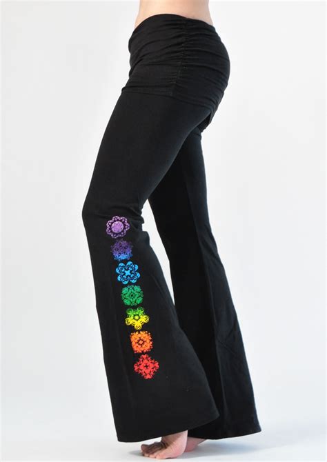 Chakra Gathered Waist Yoga Pants Jala Clothing Womens Yoga Clothes