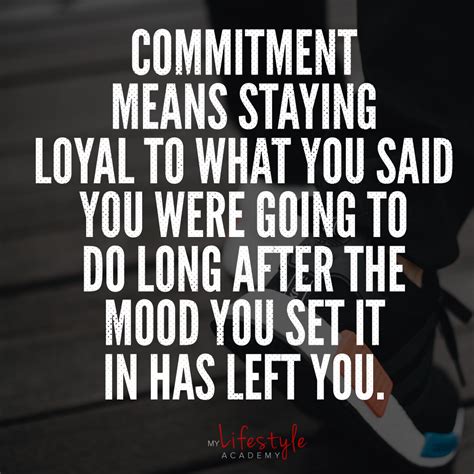 Commitment Quote My Lifestyle Academy