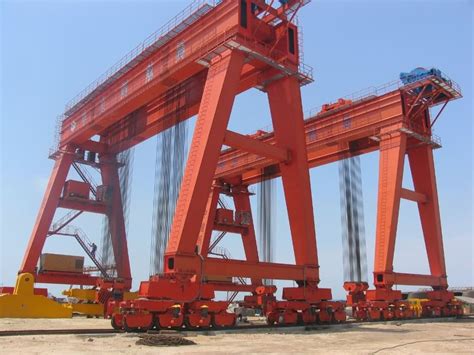 Ton Rail Mounted Double Girder Gantry Crane Tradekorea