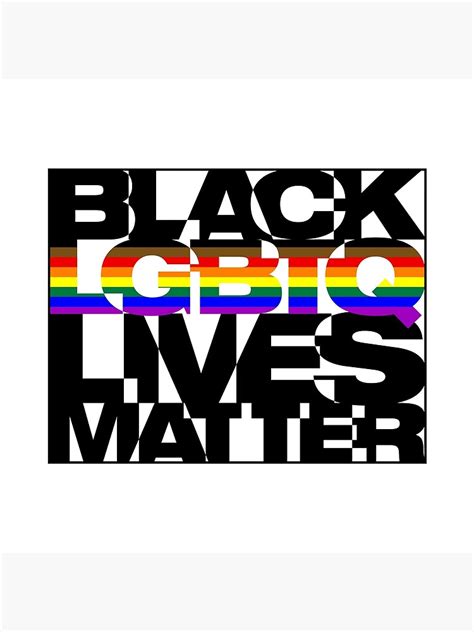 Black LGBTQ Lives Matter Philly Pride Flag Poster By Valador
