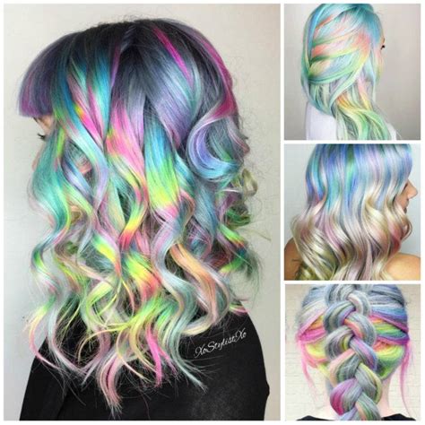 40 Iridescent Holographic Hair Coloring Ideas To Make Your Hair