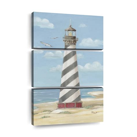 Americana Lighthouse Cape Hatteras Wall Art Painting