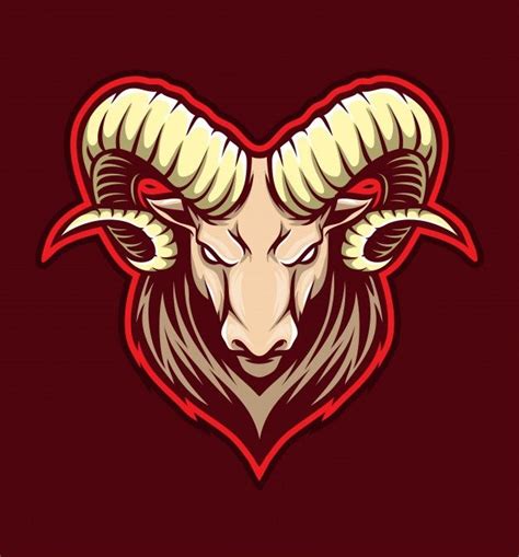 Goat Head Logo Goat Logo Goat Art Goats