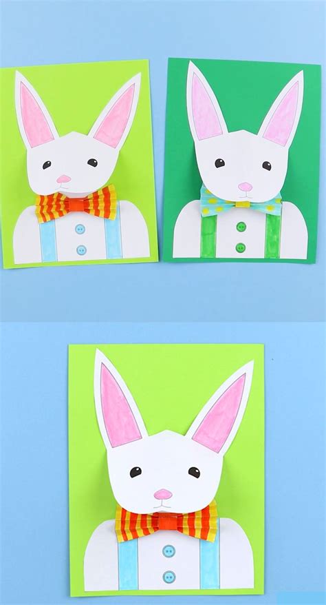 3d Bunny Paper Craft The Craft Train Video Video Easter Paper