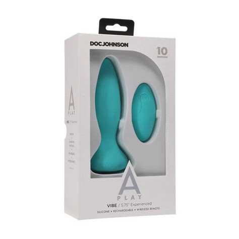 A Play Rechargeable Silicone Experienced Anal Plug Wremote Teal